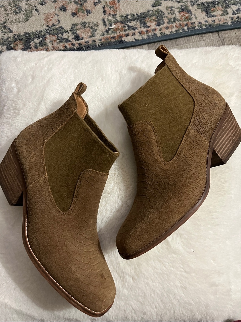 Crown Vintage Leather Booties